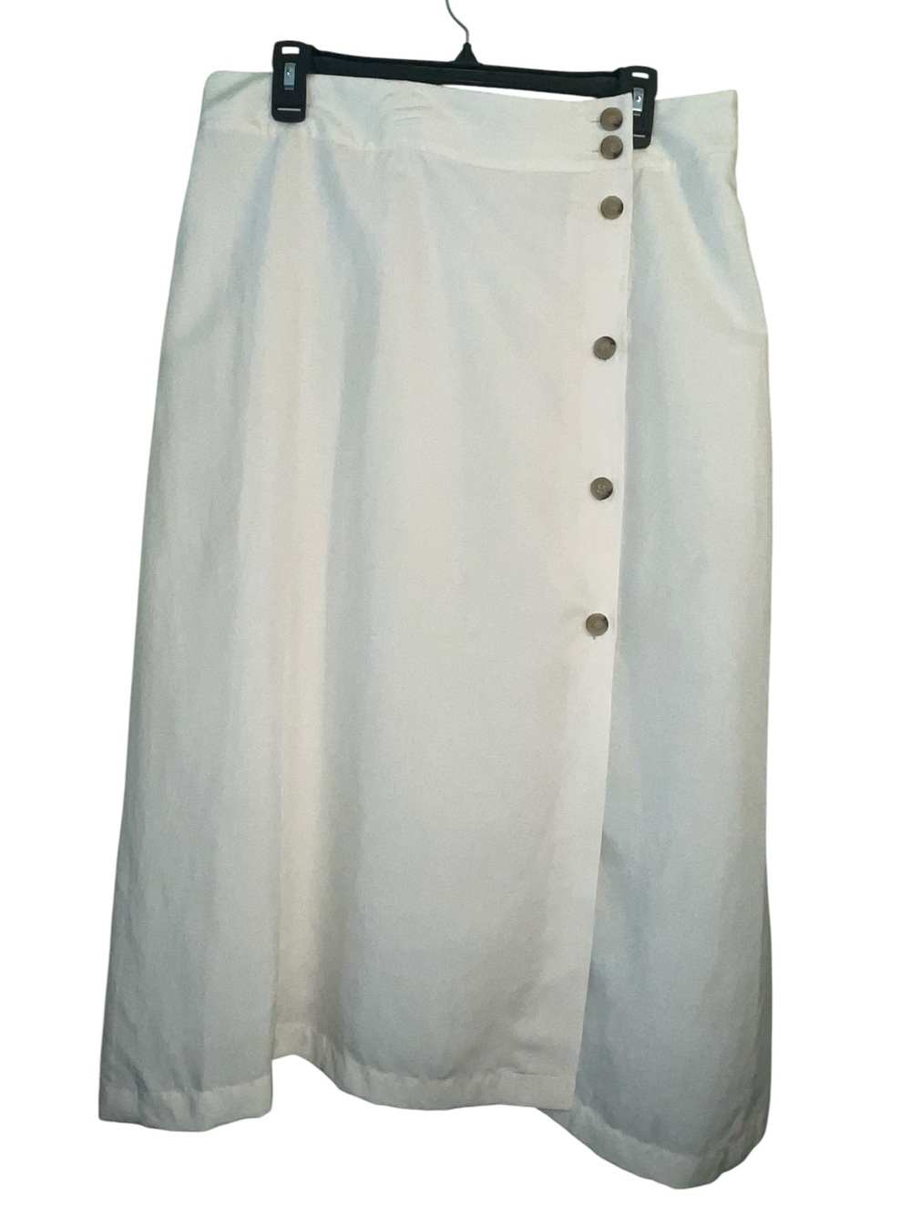 Chelsea28 Linen blend side button front midi skirt. SZ large? See measurements. - Picture 2 of 10